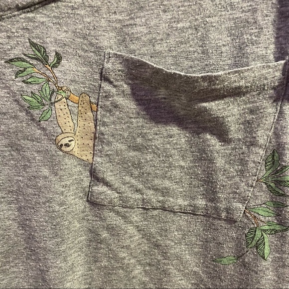 Plus Size Sloth Tshirt - Picture 2 of 2